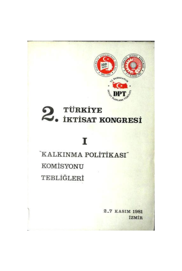 2. Türkiye İktisat Kongresi-I
