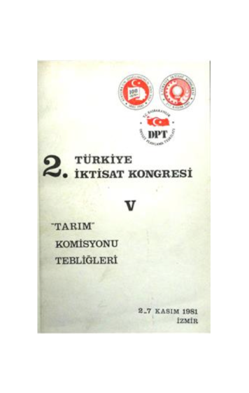 2. Türkiye İktisat Kongresi-V