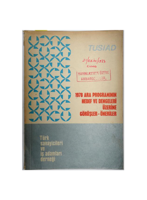 1978 Ara Programın Hedef ve Dengeleri