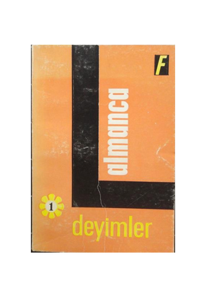 Almanca Deyimler