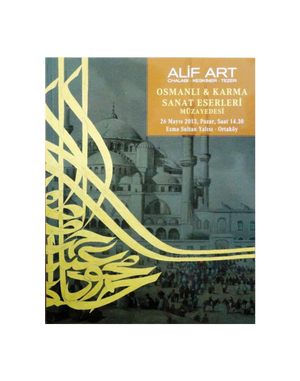 Alif Art Osmanlı Karma Sanat Eserleri Müzayedesi