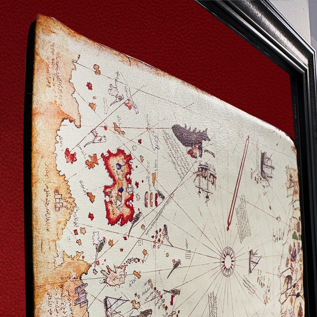 Pîrî Reis 1513 Dünya Haritası Replikası