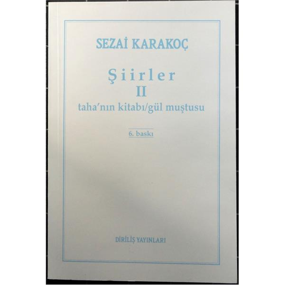Şiirler II Taha'nın Kitabı Gül Muştusu