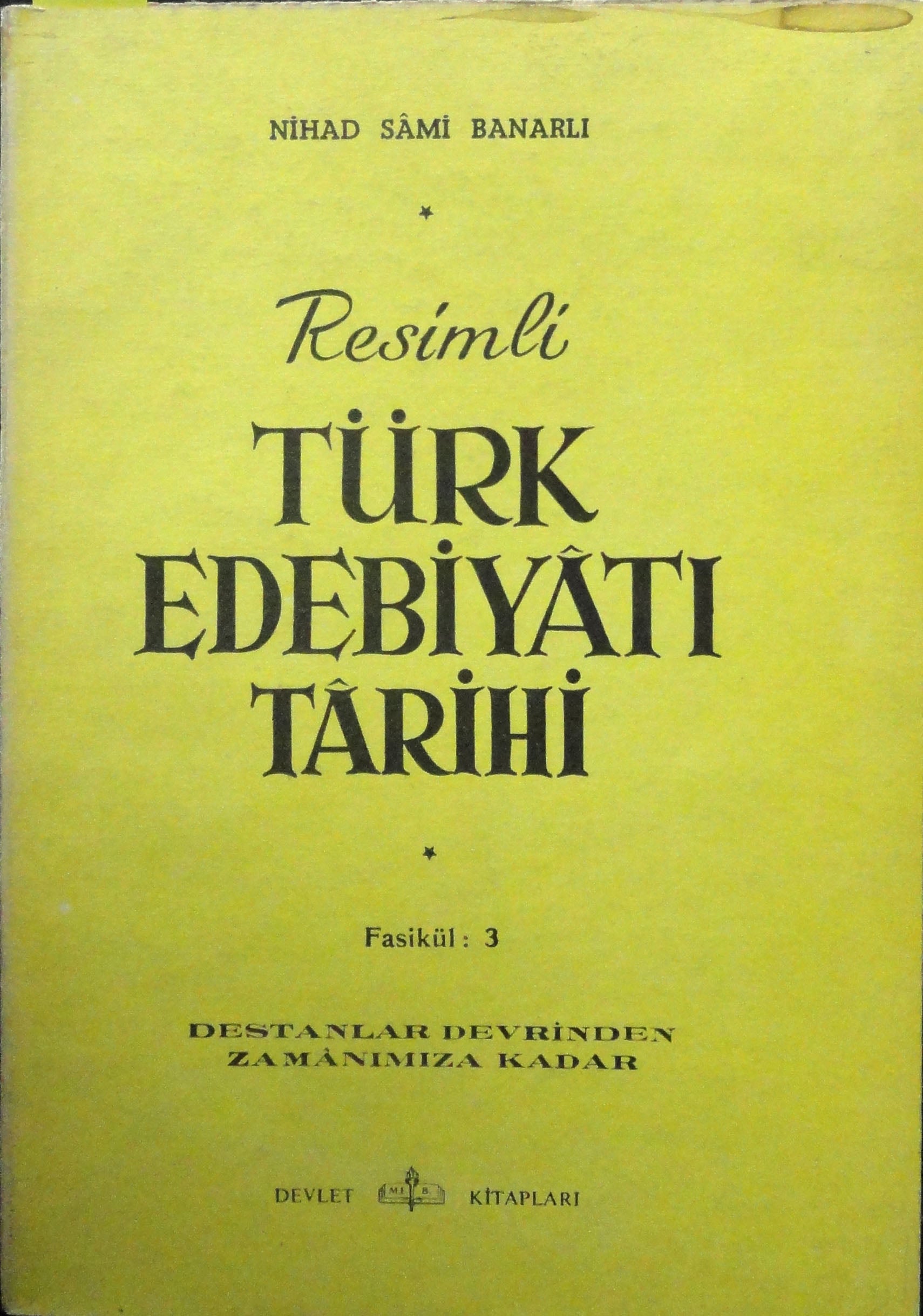 Resimli Türk Edebiyatı Tarihi Fasikül 3
