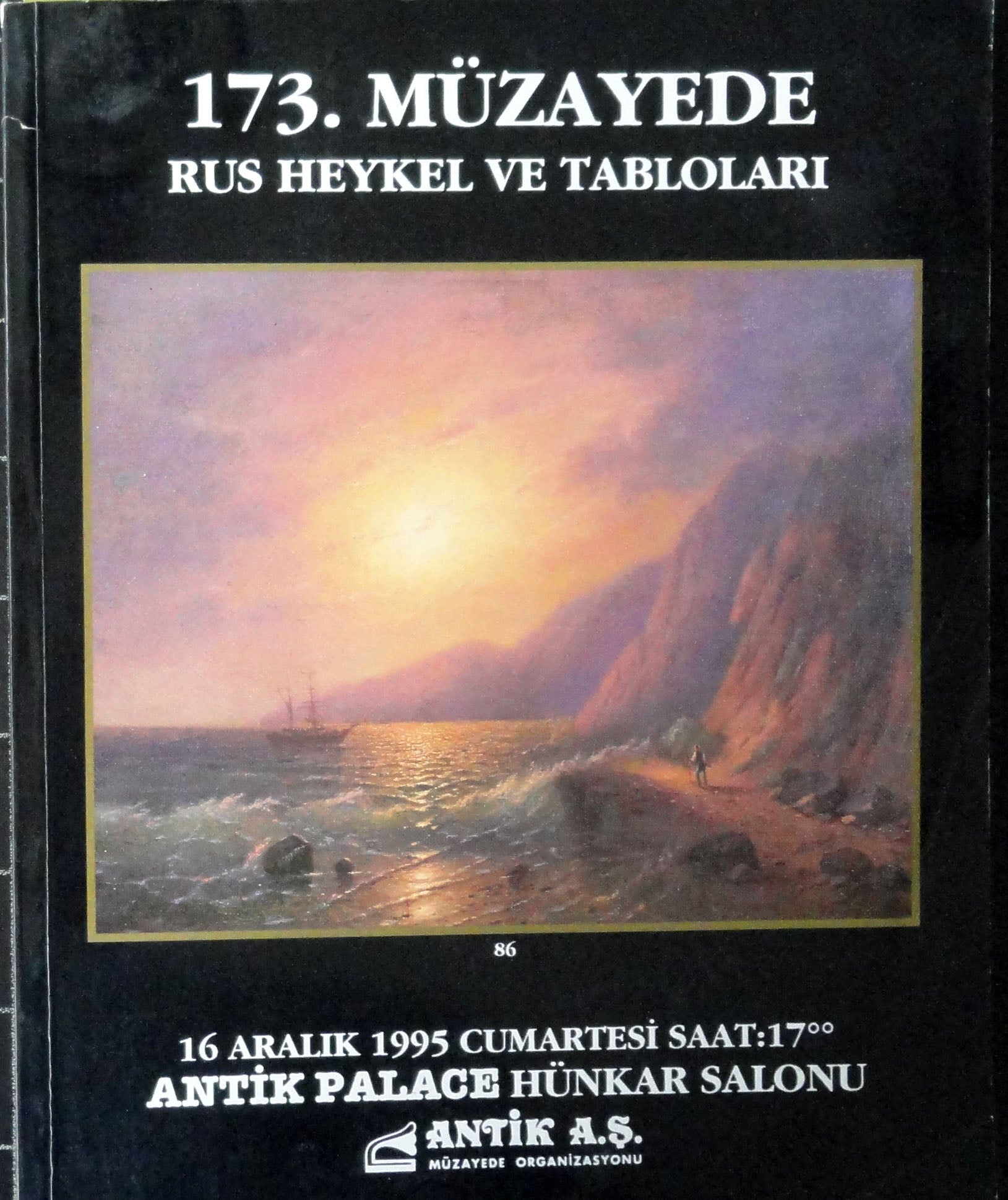 Antik A.Ş. 173. Müzayede Kataloğu Rus Heykel ve Tabloları