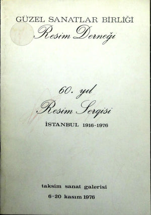 Taksim Sanat Galerisi, 60. Yıl Resim Sergisi, İstanbul 1916-1976