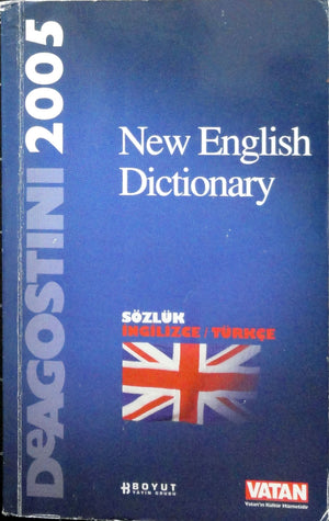 New English Dictionary Sözlük İngilizce Türkçe