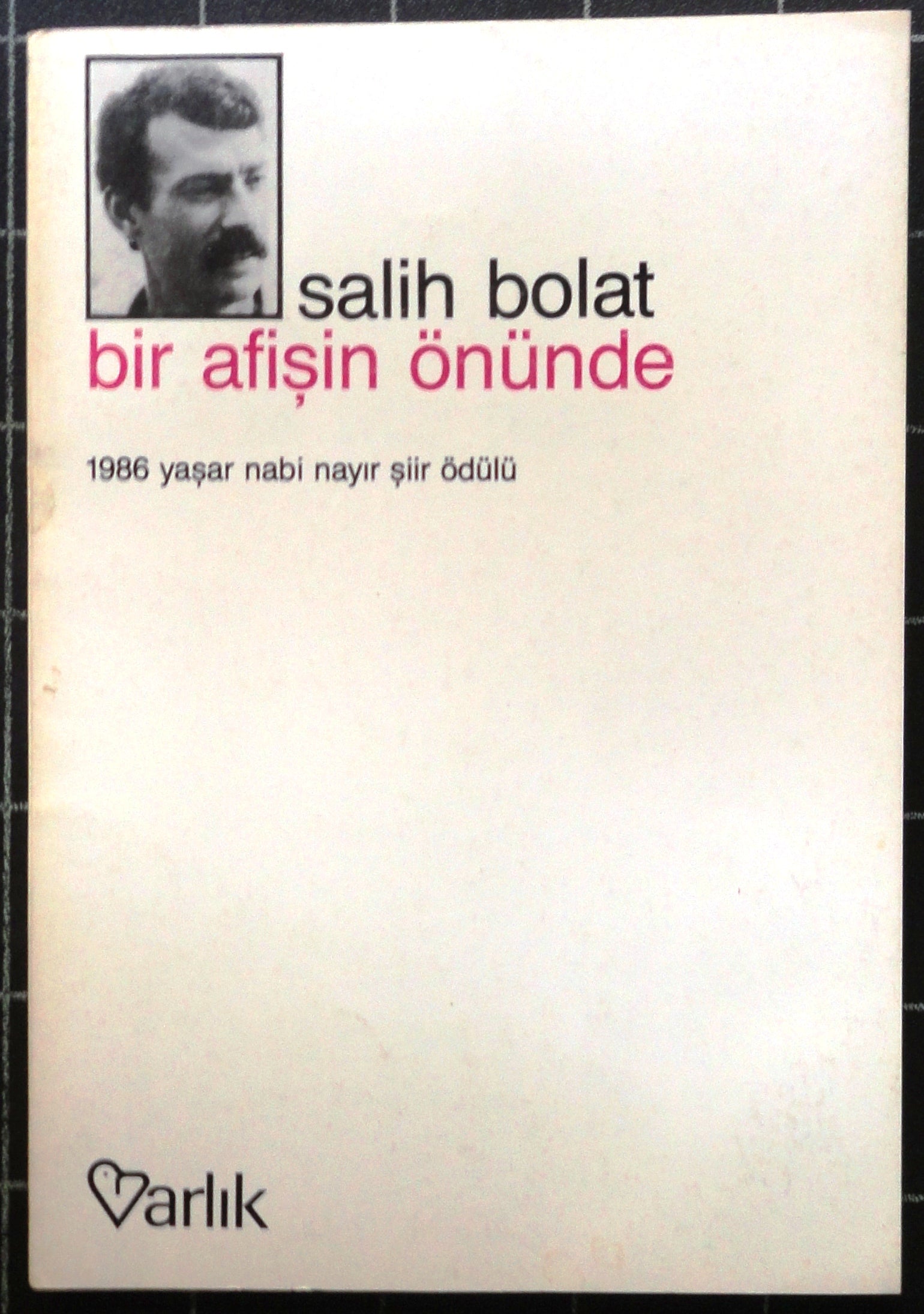 Bir Afişin Önünde<br>1986 Yaşar Nabi Nayır Şiir Ödülü
