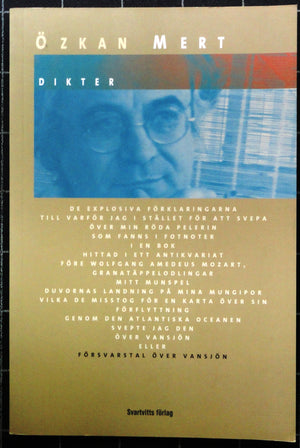 Dikter<br>Försvarstal Över Vansjön<br>İşveççeye çevrilmiş Şiirler