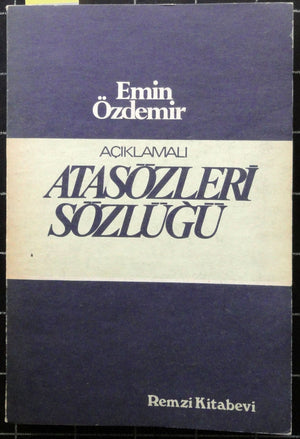 Açıklamalı Atasözleri Sözlüğü