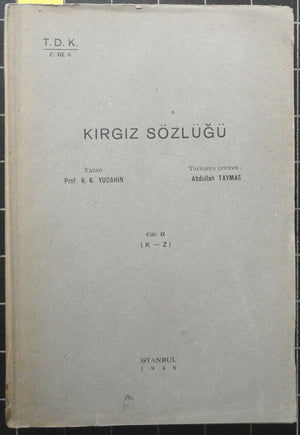 Kırgız Sözlüğü (2.Cilt K-Z)