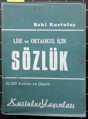 Lise ve Ortaokul İçin Sözlük 30.000 Kelime ve Deyim