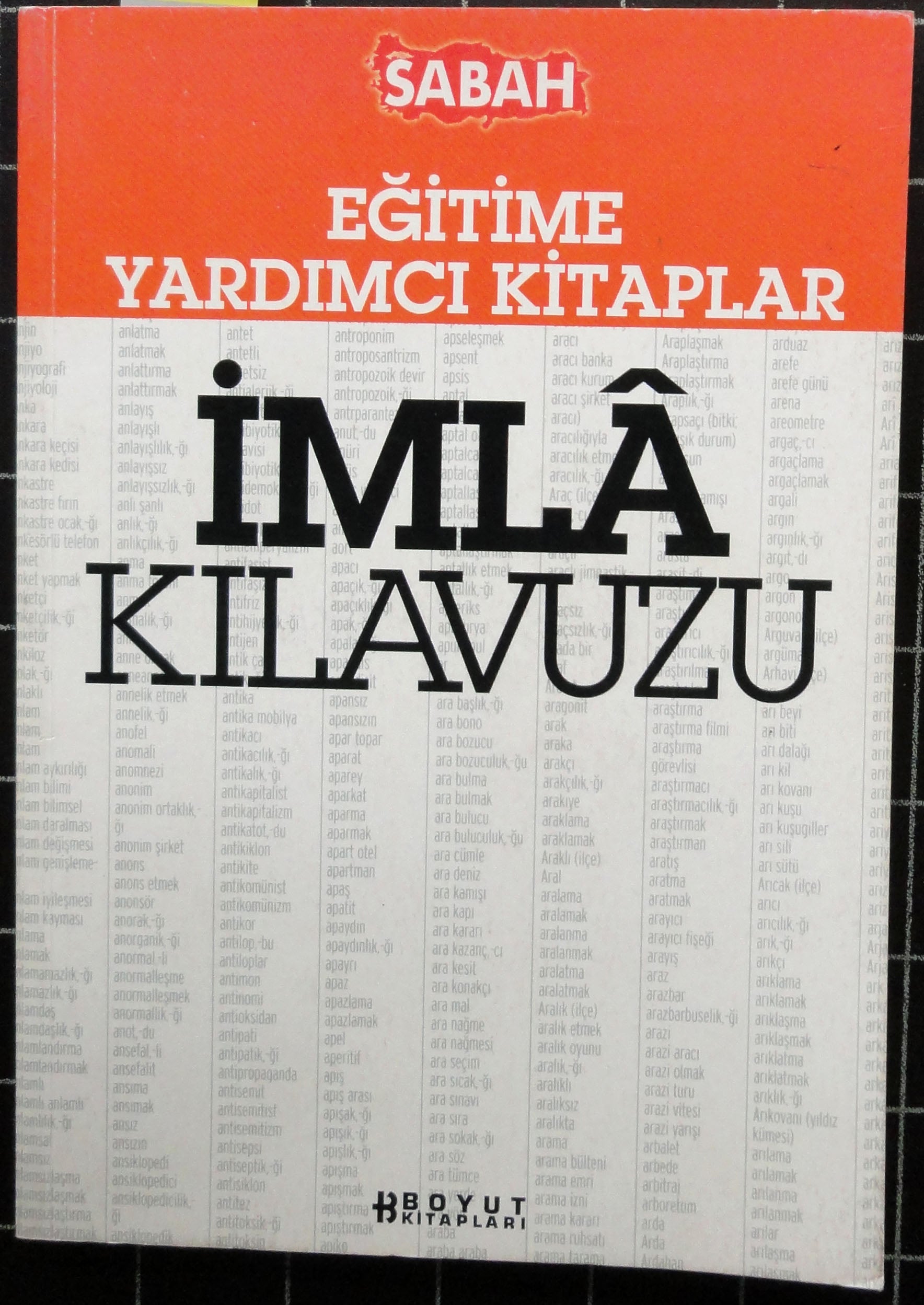 Eğitimde Yardımcı Kitaplar İmla Kılavuzu