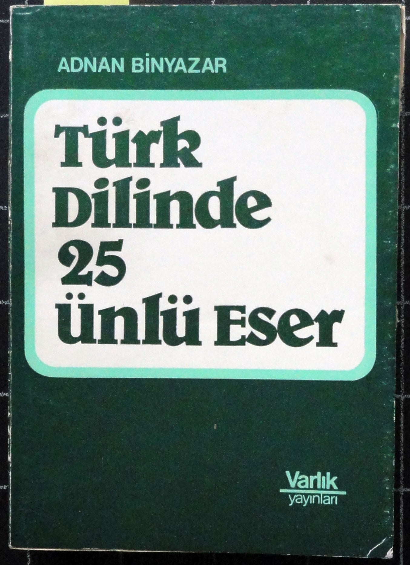Türk Dilinde 25 Ünlü Eser