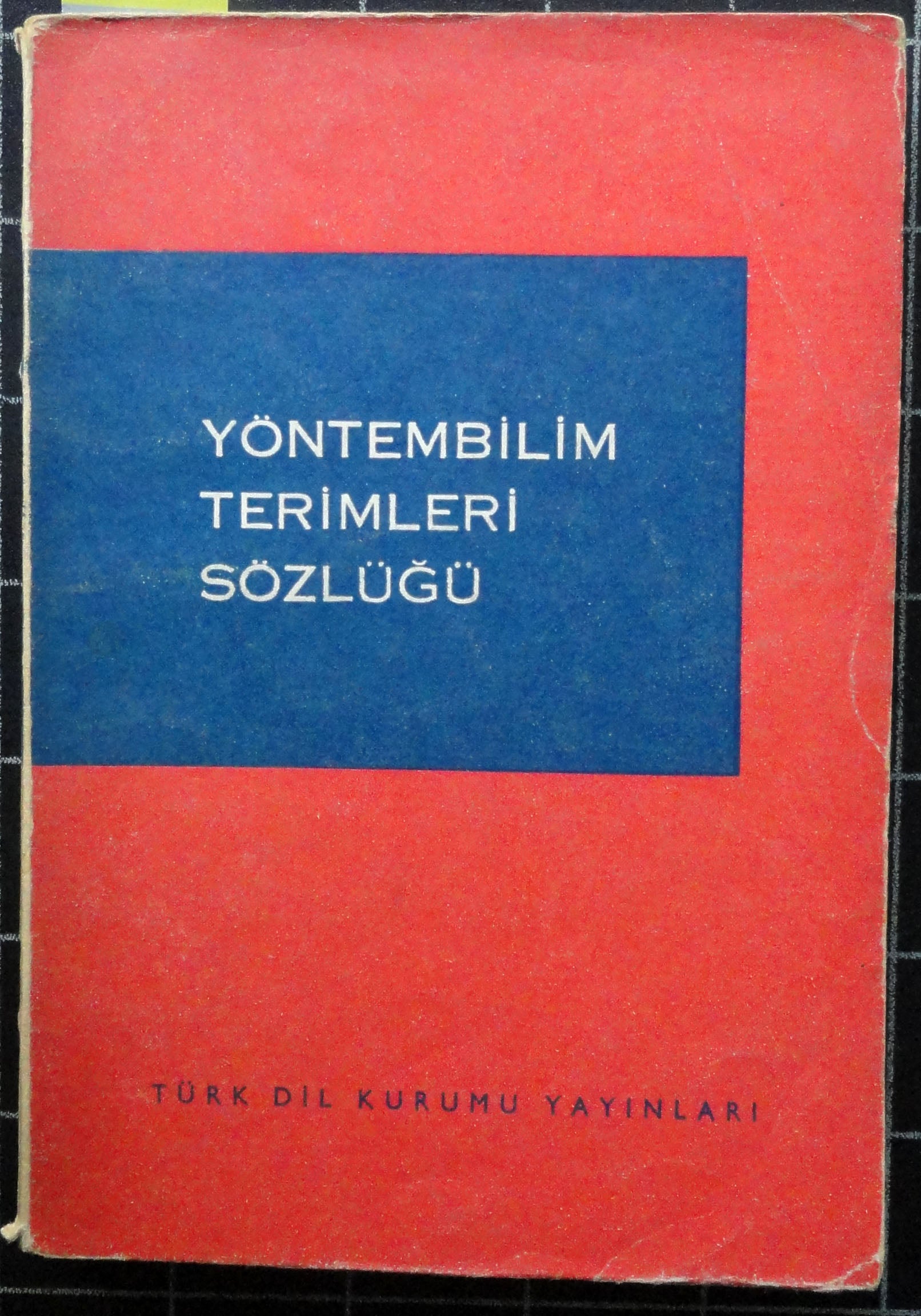 Yöntembilim Terimleri Sözlüğü
