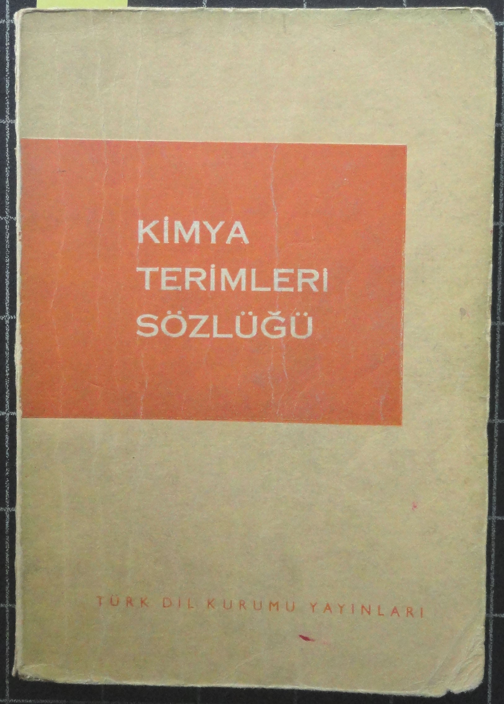 Kimya Terimleri Sözlüğü