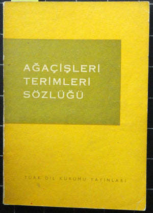 Ağaçişleri Terimleri Sözlüğü