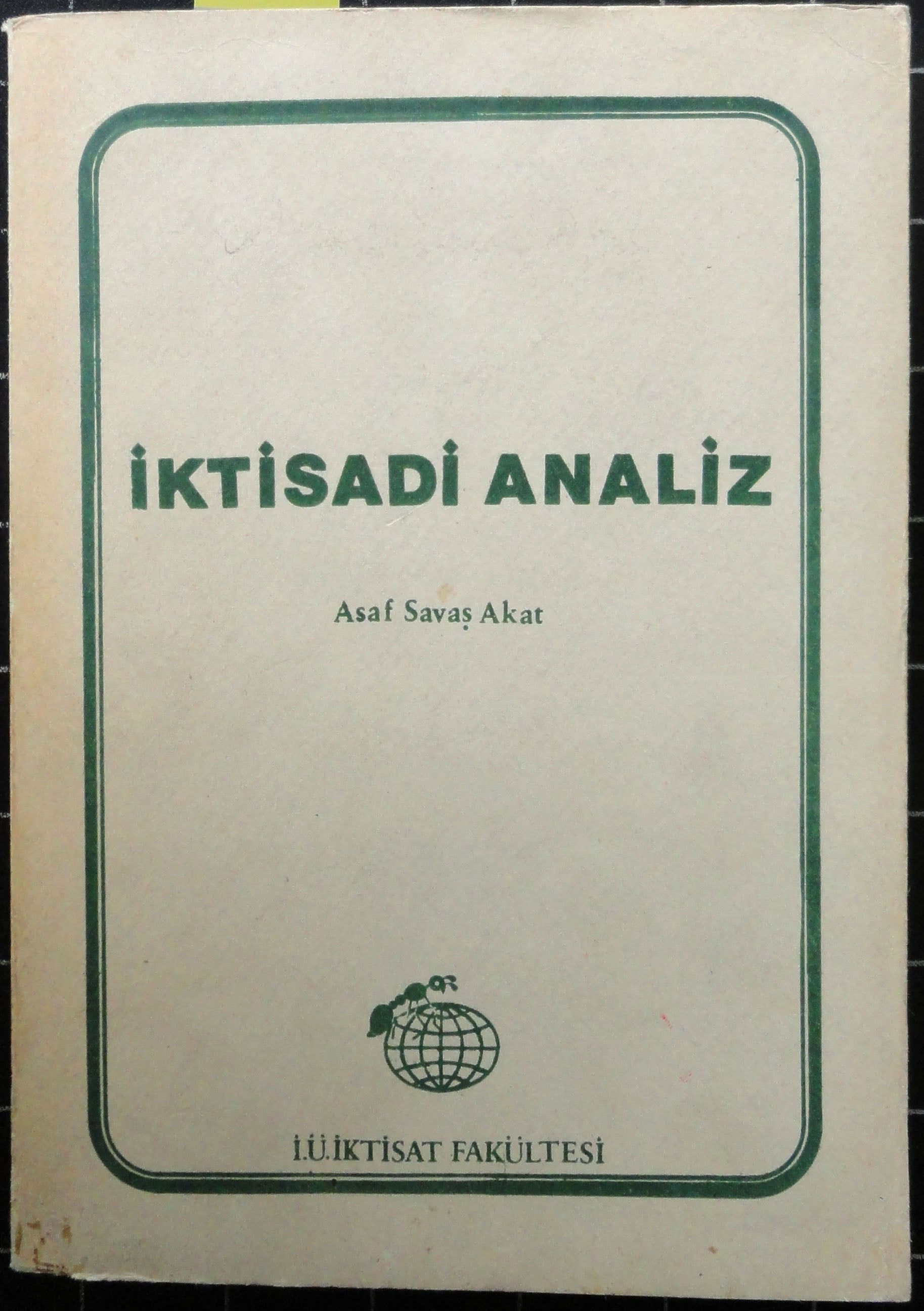 İktisadi Analiz
