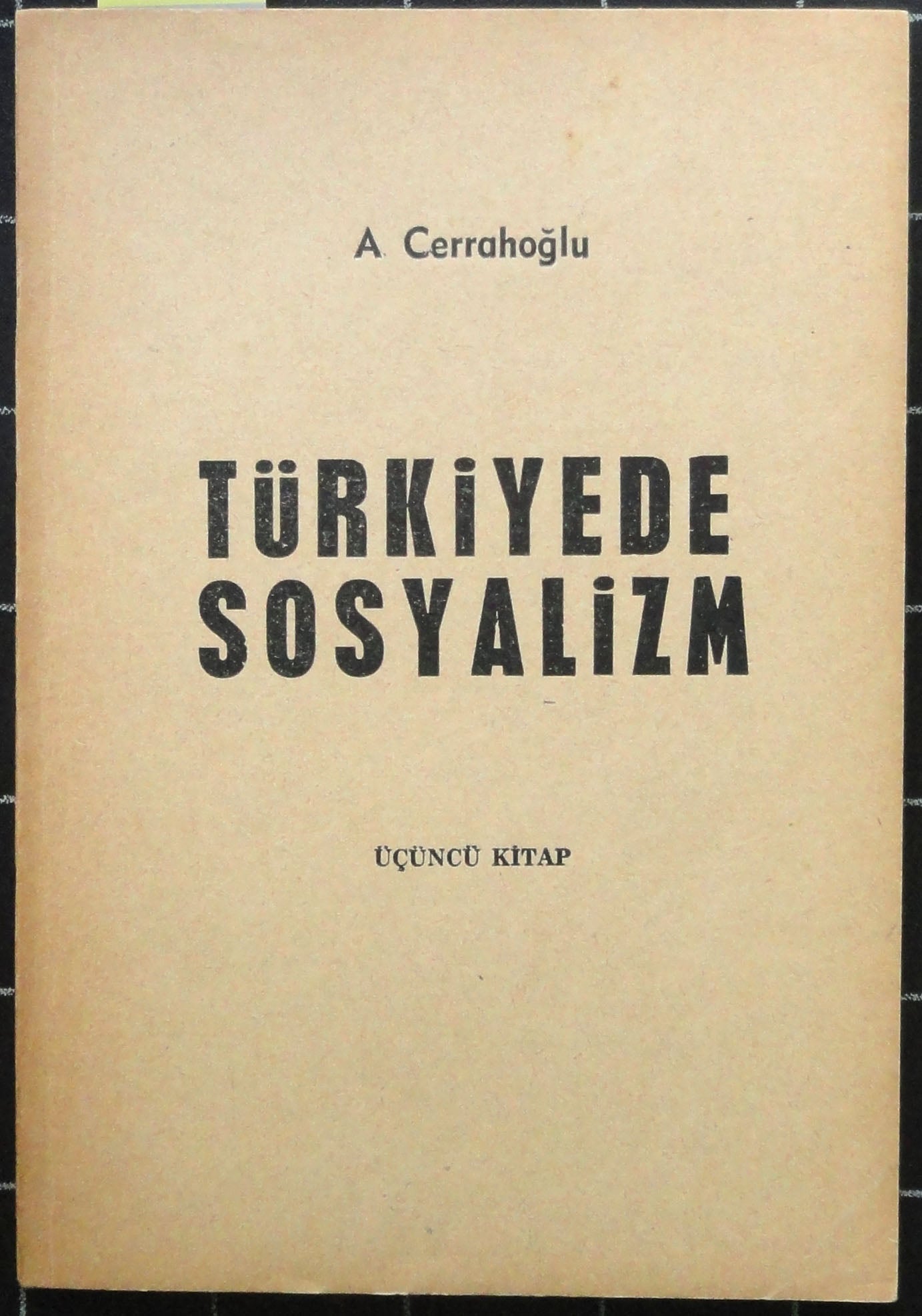 Türkiye'de Sosyalizm Üçüncü Kitap