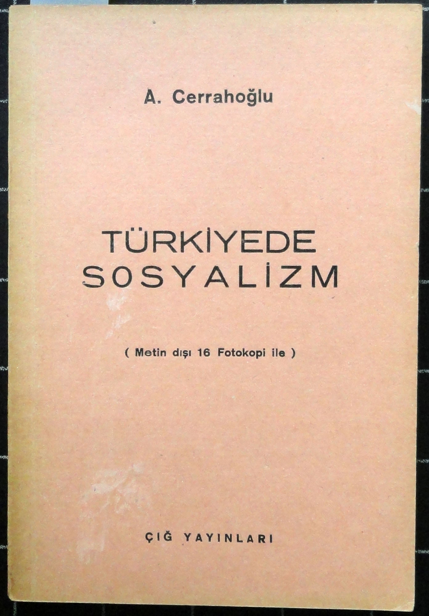 Türkiye'de Sosyalizm (Metin Dışı 16 Fotokopi İle) İkinci Kitap