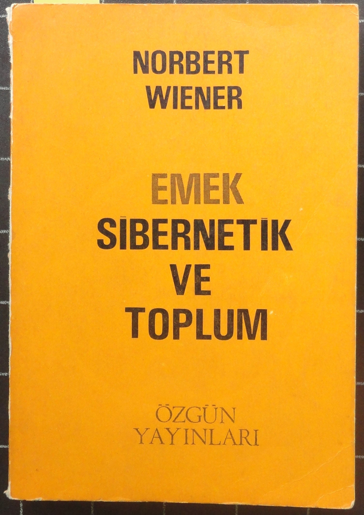 Emek Sibernetik ve Toplum