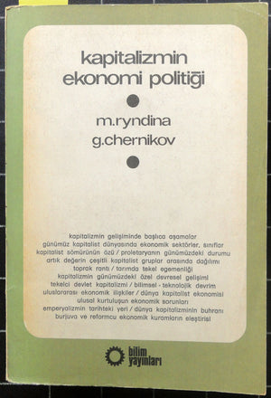 Kapitalizmin Ekonomi Politiği