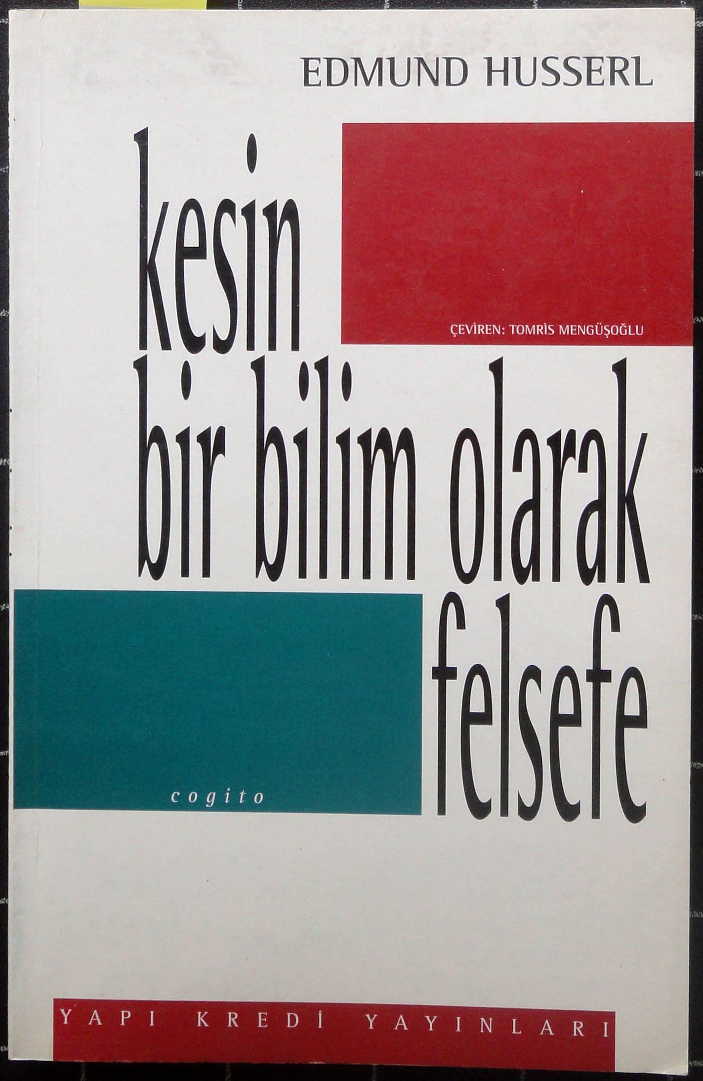 Kesin Bir Bilim Olarak Felsefe