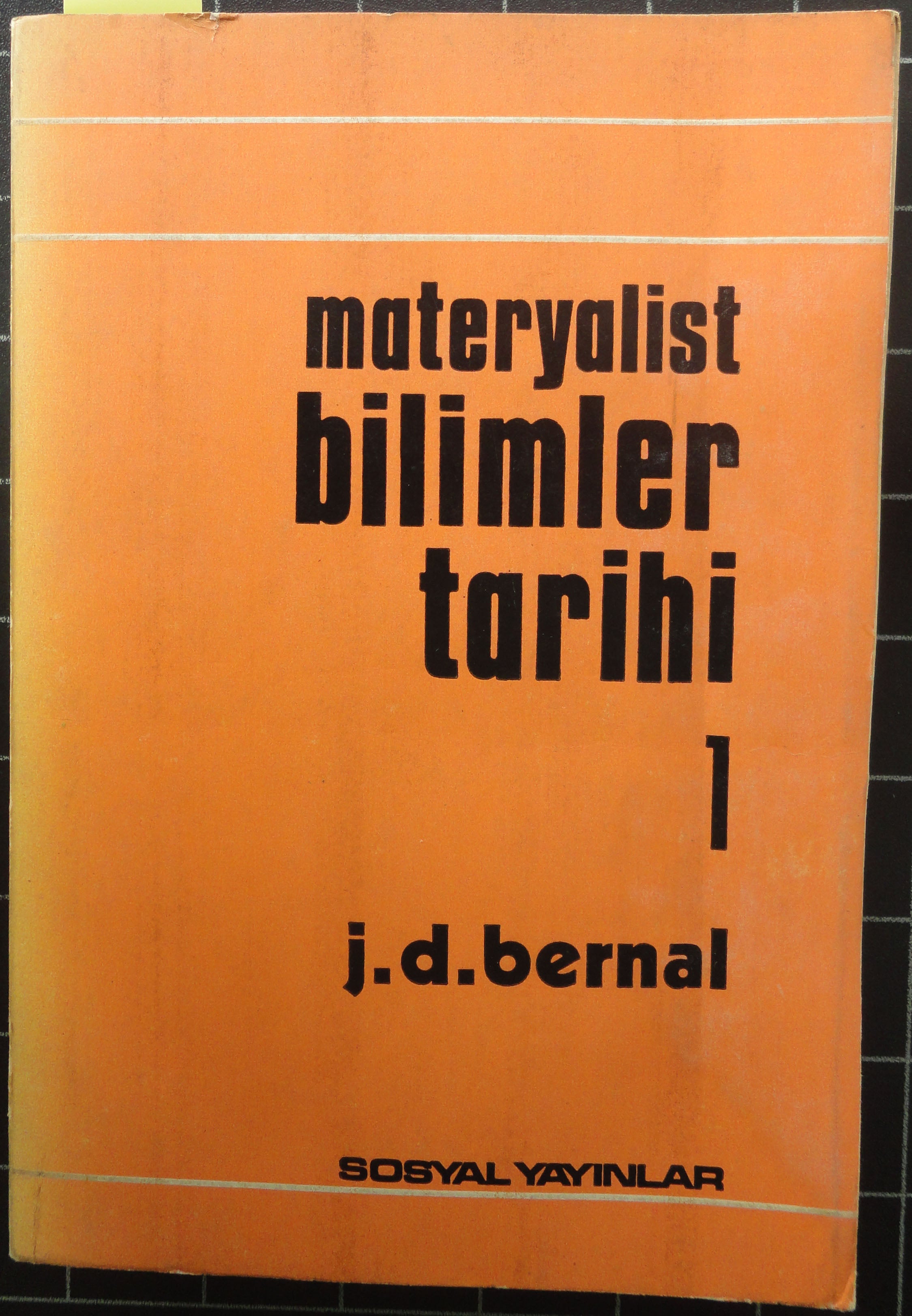 Materyalist Bilimler Tarihi 1