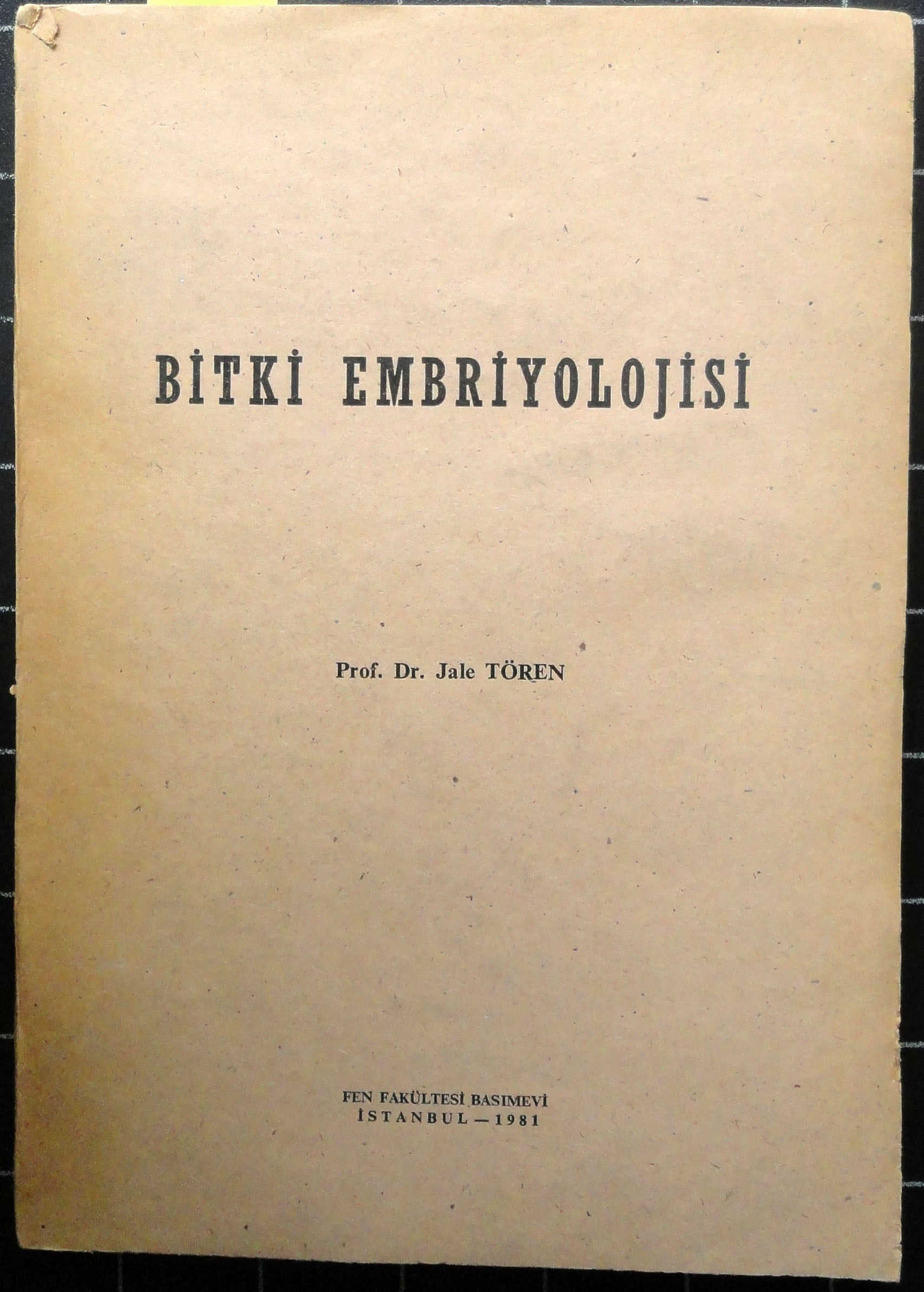 Bitki Embriyolojisi