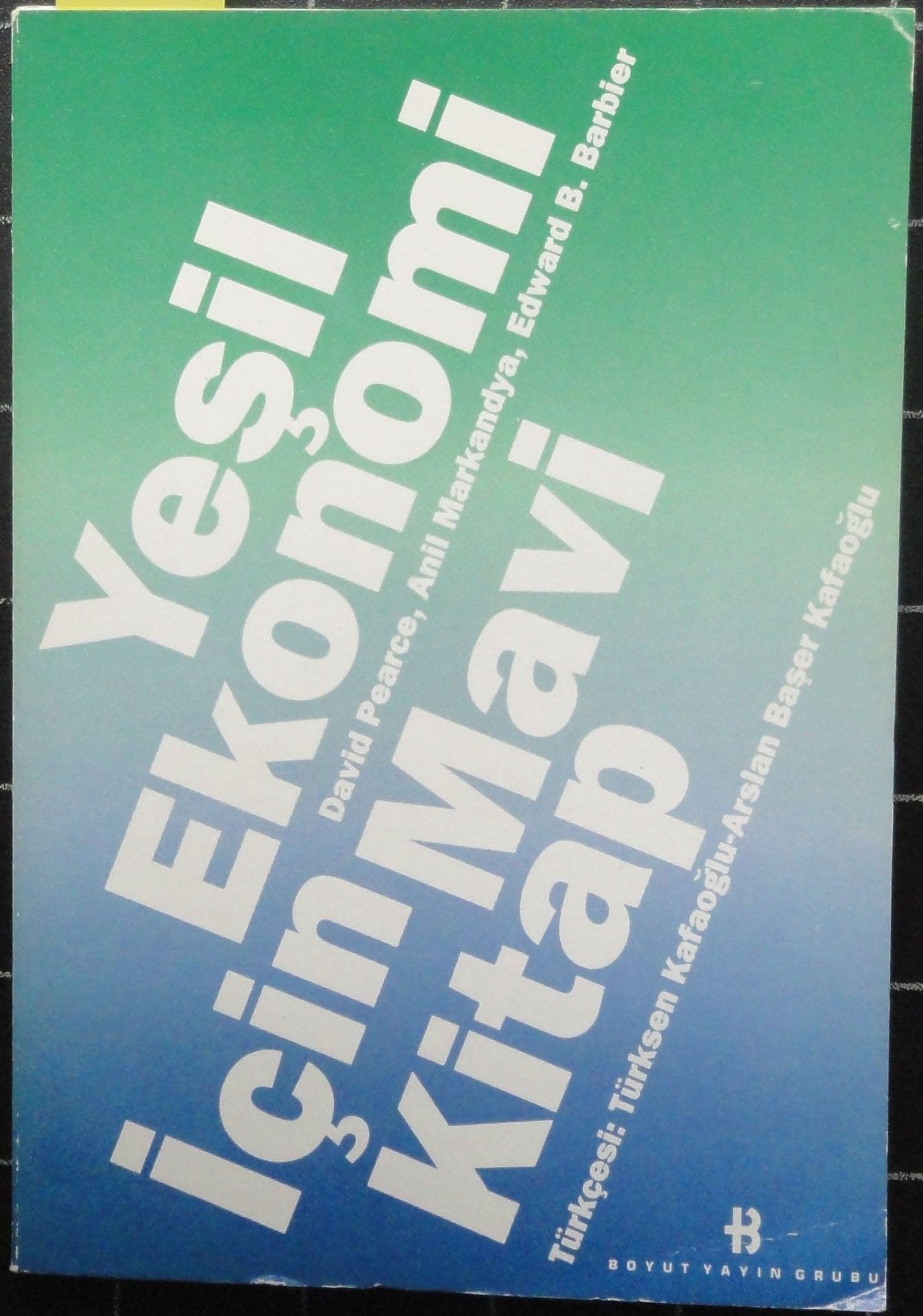 Yeşil Ekonomi İçin Mavi Kitap