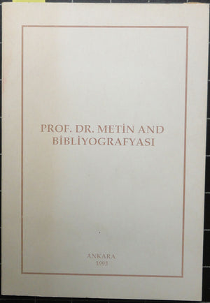 Metin And Bibliyografyası