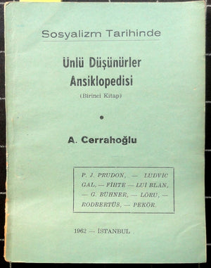 Ünlü Düşünürler Ansiklopedisi (Birinci Kitap)