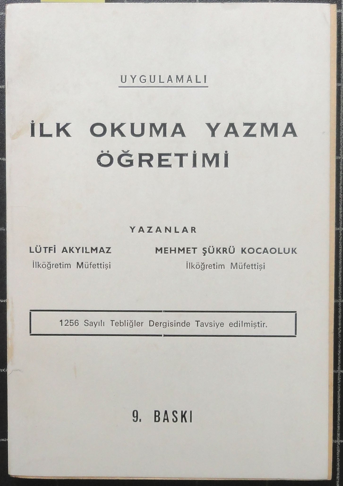 Uygulamalı İlk Okuma Yazma Öğretimi