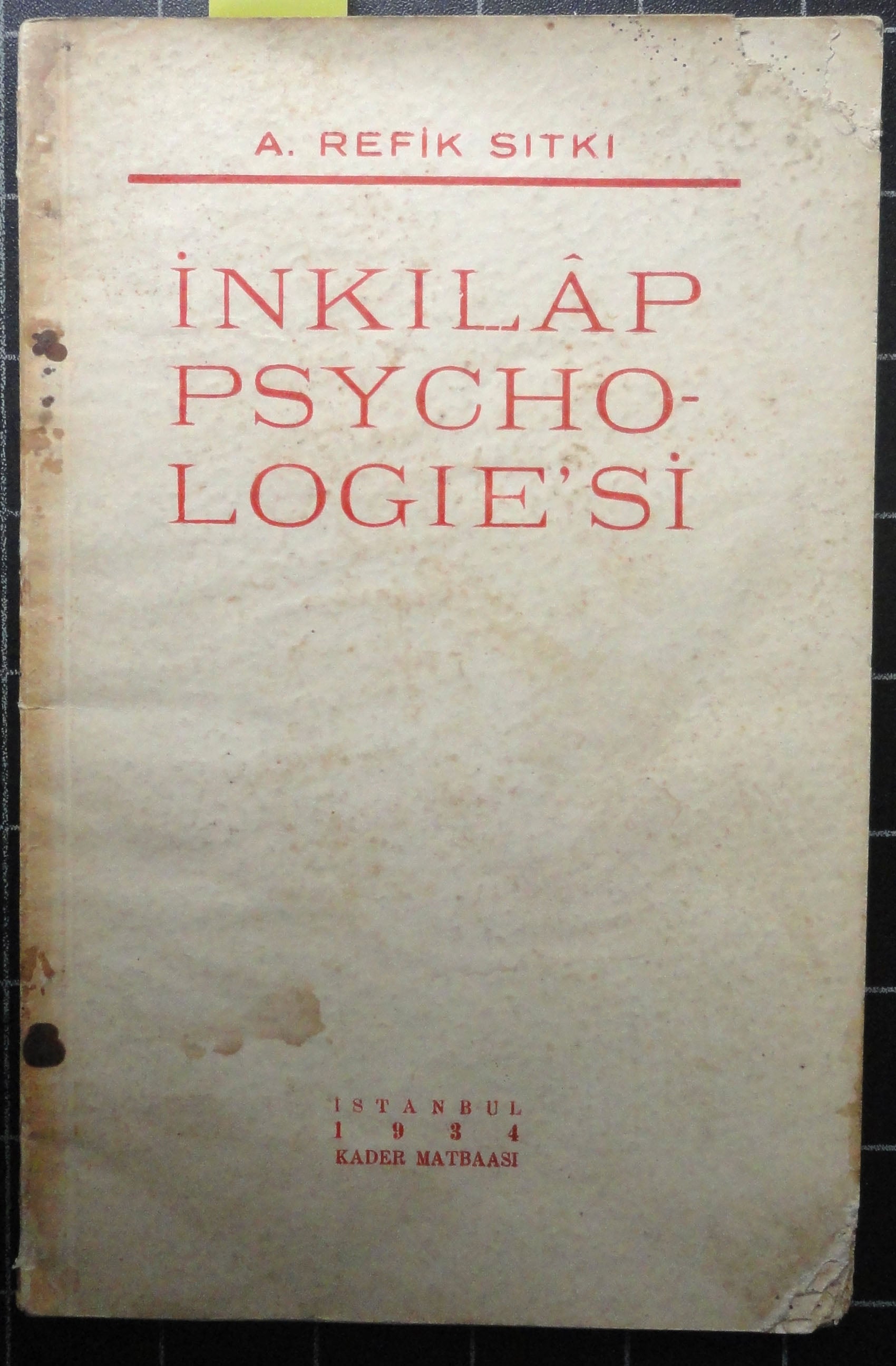 İnkılap Psychologie'si