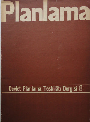 Devlet Planlama Teşkilatı Dergisi 8