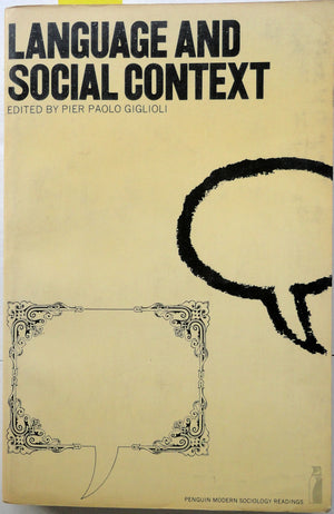 Language And Social Context