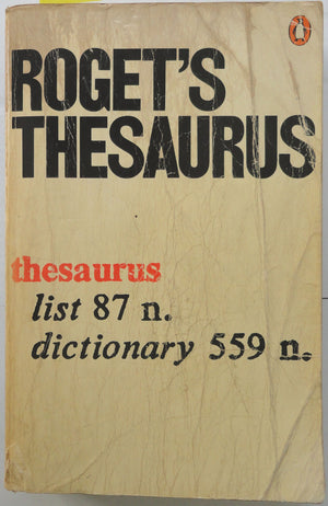 Roget's Thesaurus Of English Words And Phrases