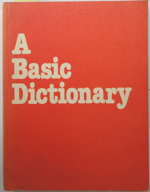 A Basic Dictionary