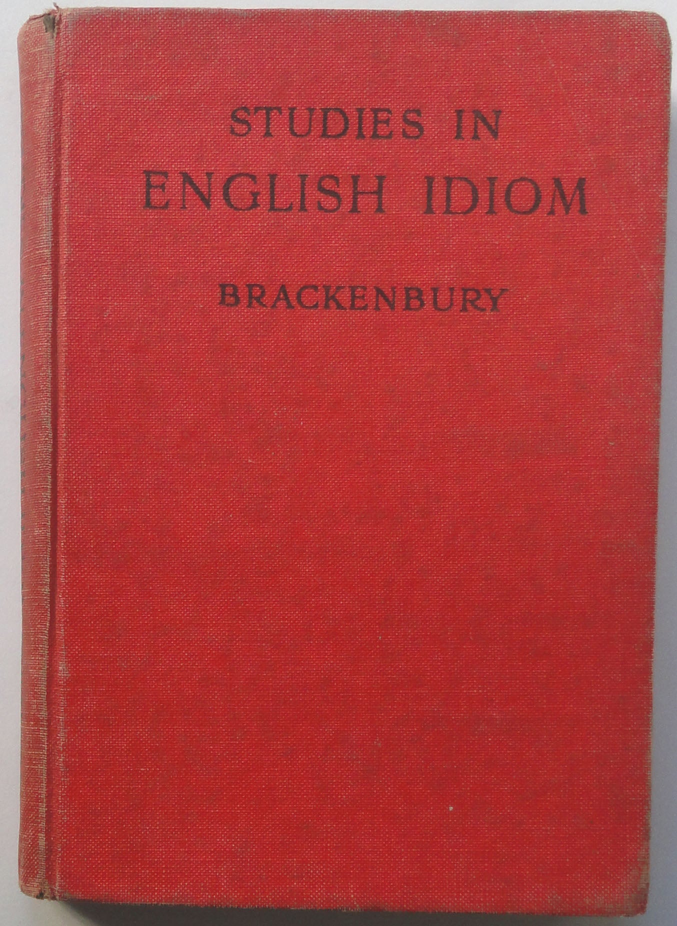 Studies In English Idiom