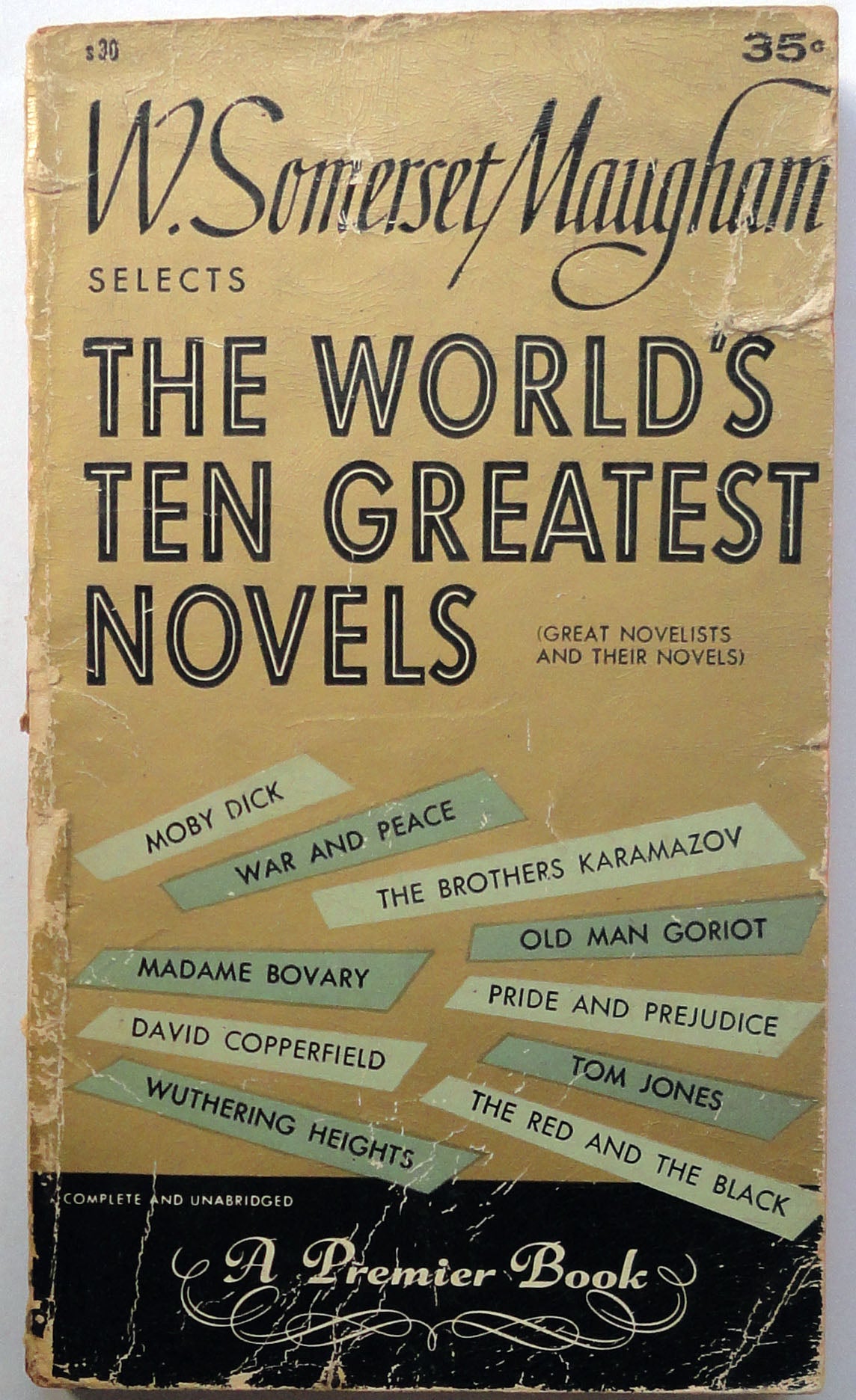 The World's Ten Greatest Novels