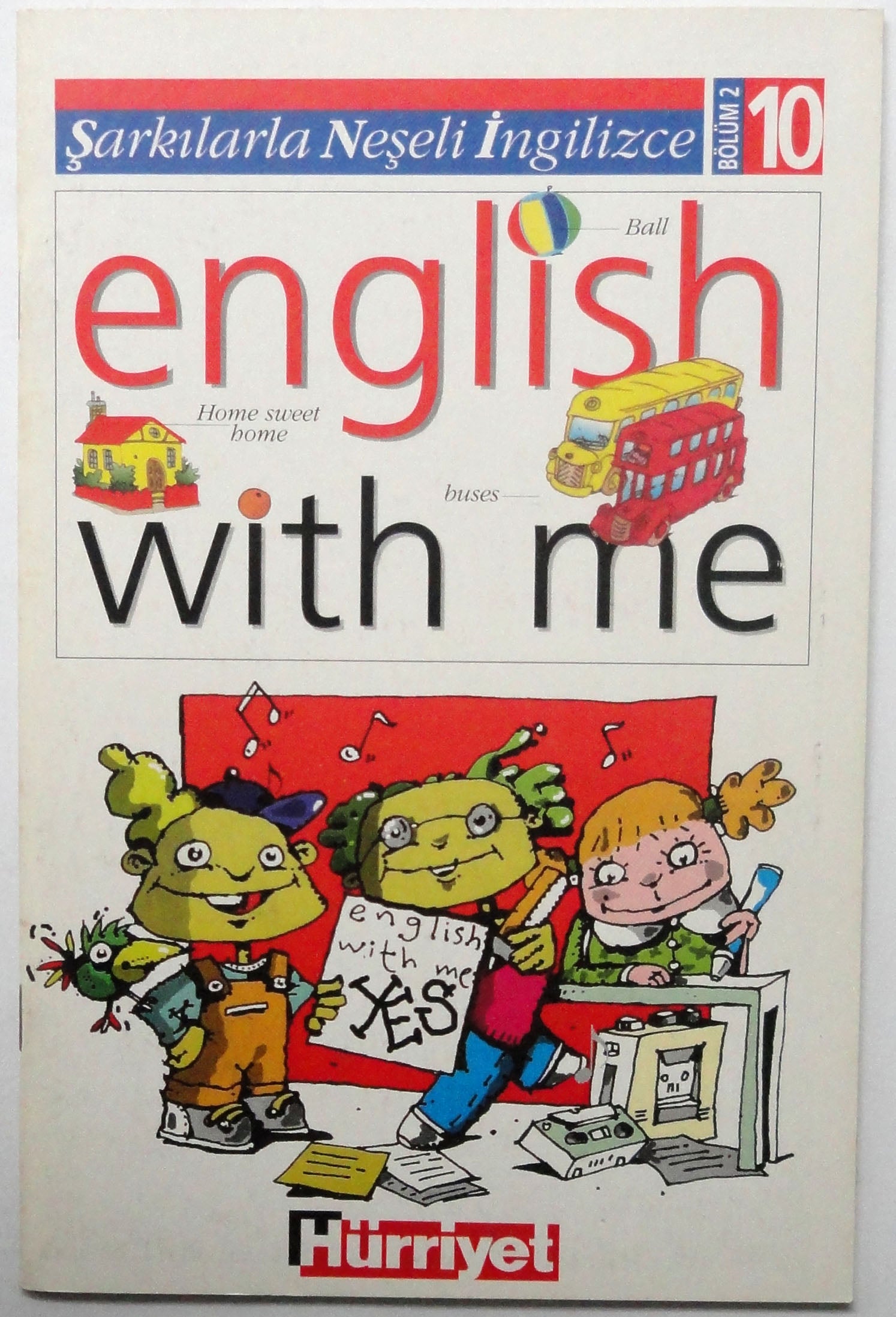 Oyunlarla Neşeli İngilizce Bölüm 2 sayı 10 Game English With me book