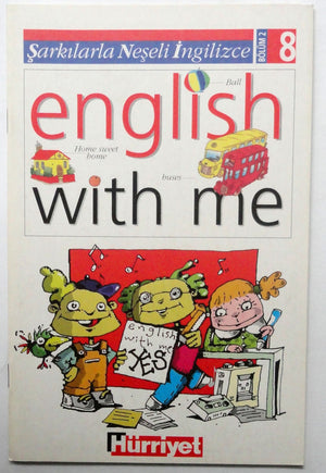 Oyunlarla Neşeli İngilizce Bölüm 2 sayı 8 Game English With me book