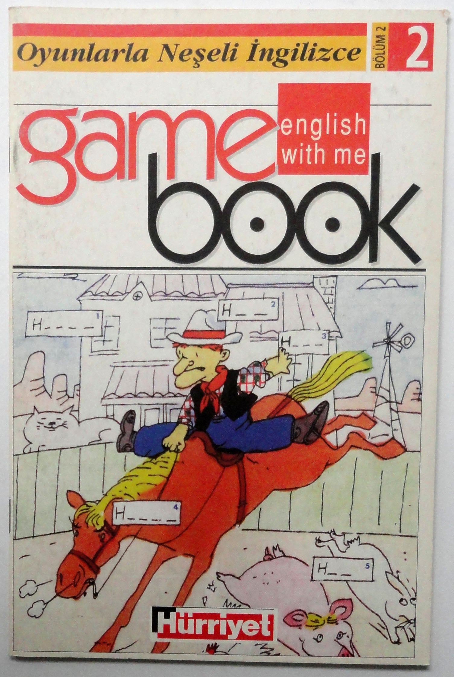Oyunlarla Neşeli İngilizce Bölüm 2 sayı 2 Game English With me book