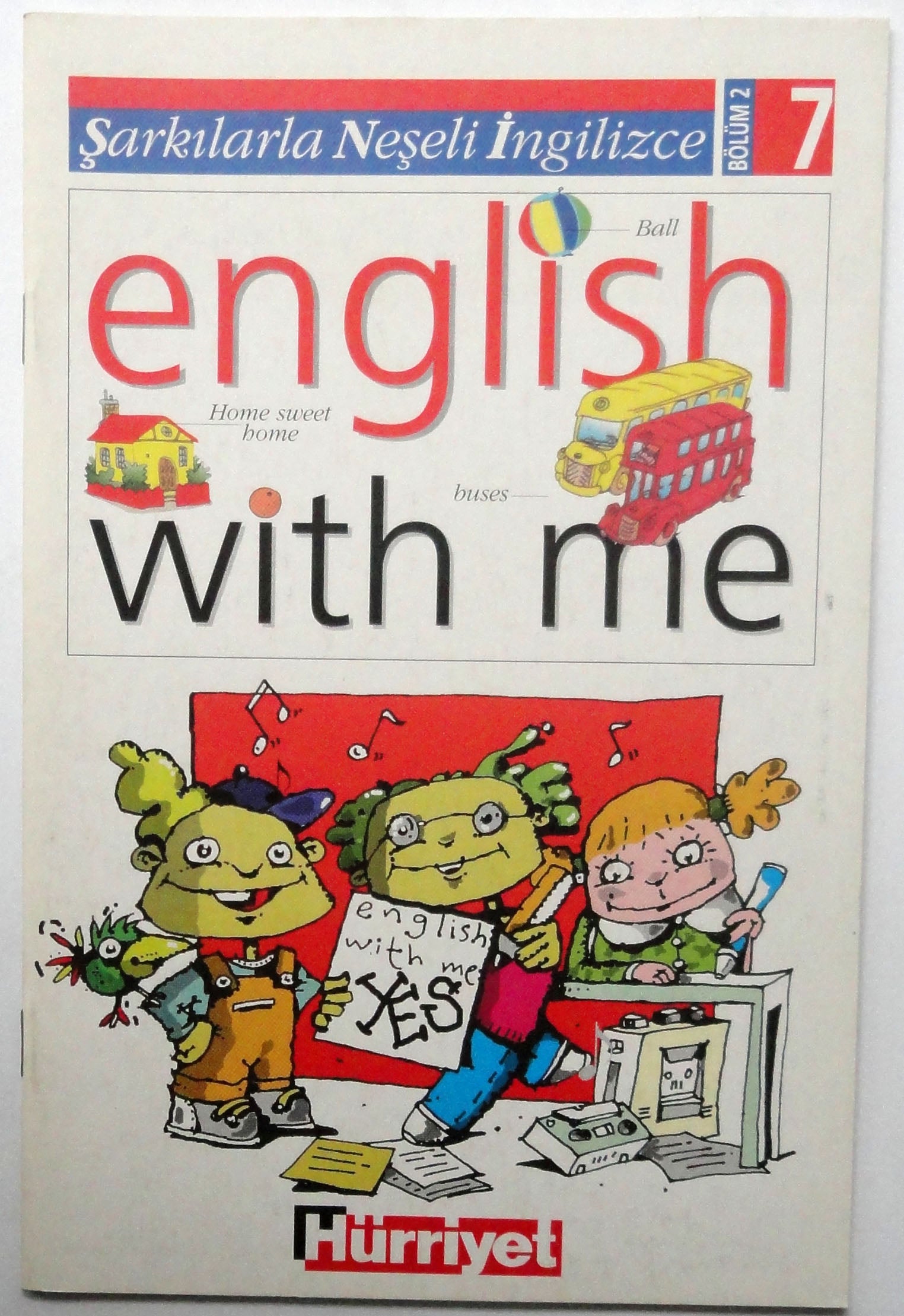 Oyunlarla Neşeli İngilizce Bölüm 2 sayı 7 Game English With me book