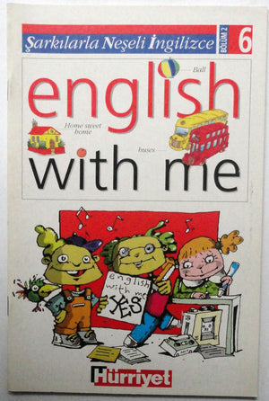 Oyunlarla Neşeli İngilizce Bölüm 2 sayı 6 Game English With me book