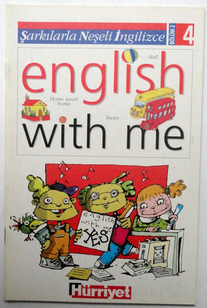 Oyunlarla Neşeli İngilizce Bölüm 2 sayı 4 Game English With me book