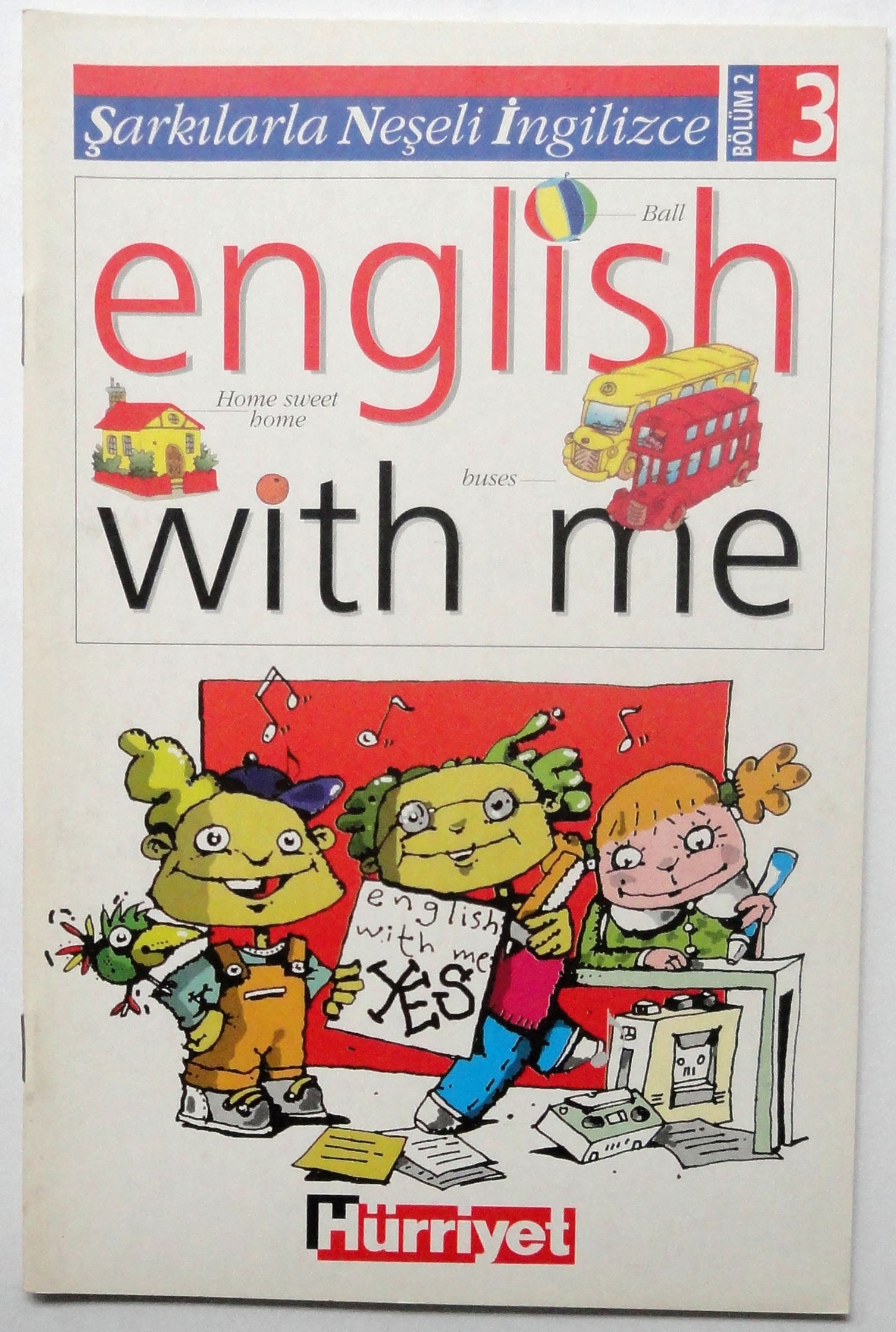 Oyunlarla Neşeli İngilizce Bölüm 2 sayı 3 Game English With me book