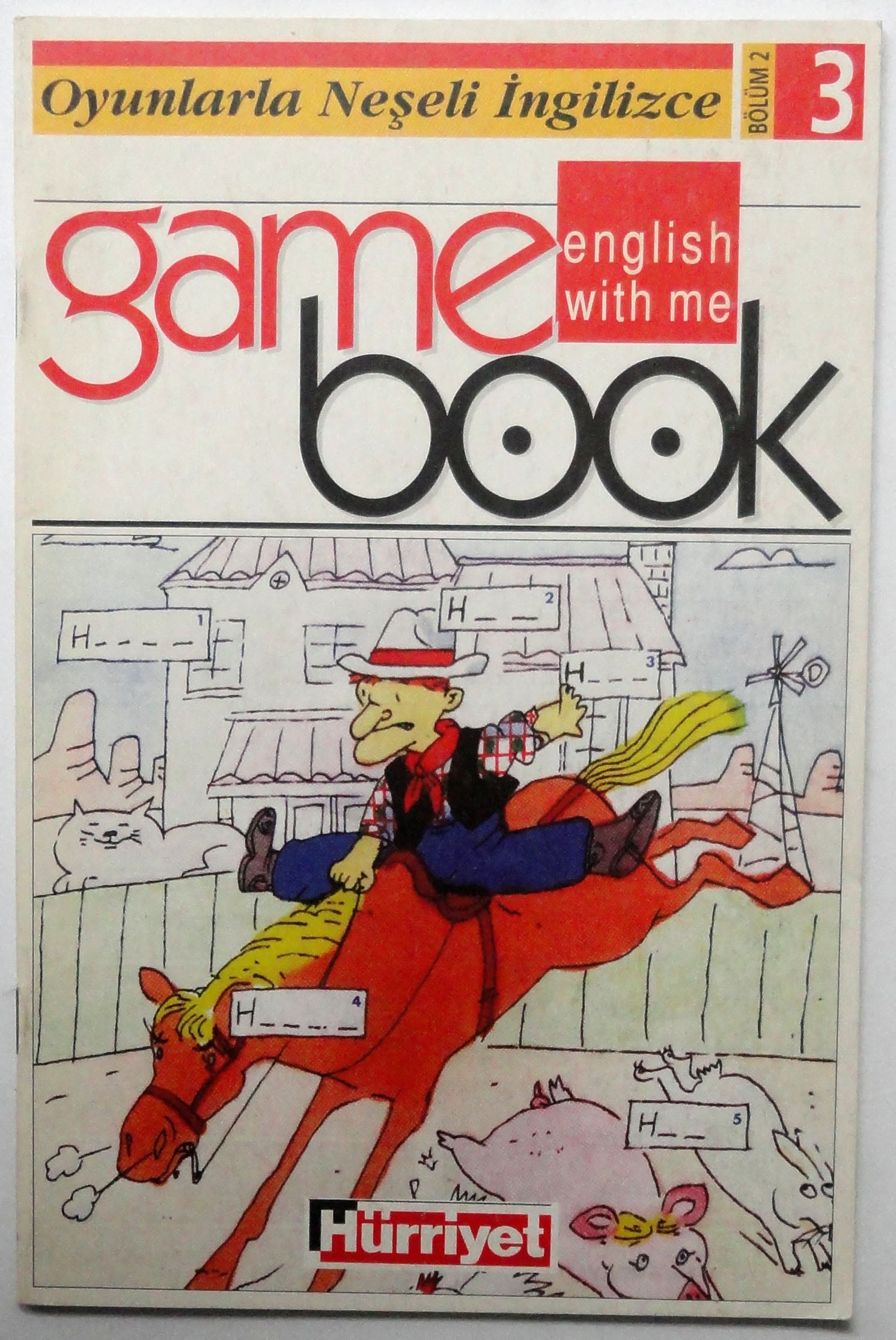 Oyunlarla Neşeli İngilizce Bölüm 2 sayı 3 Game English With me book