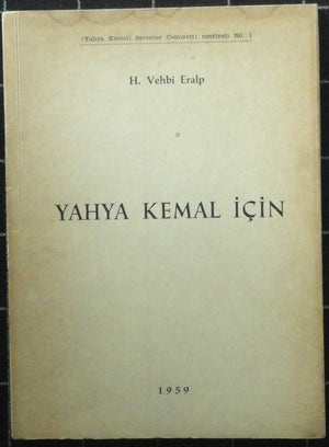 Yahya Kemal İçin