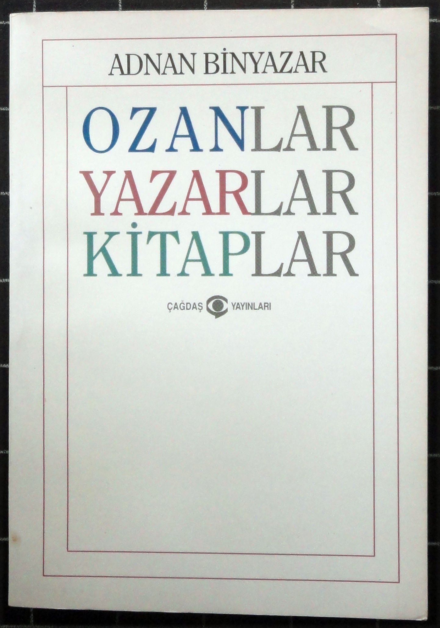 Ozanlar Yazarlar Kitaplar